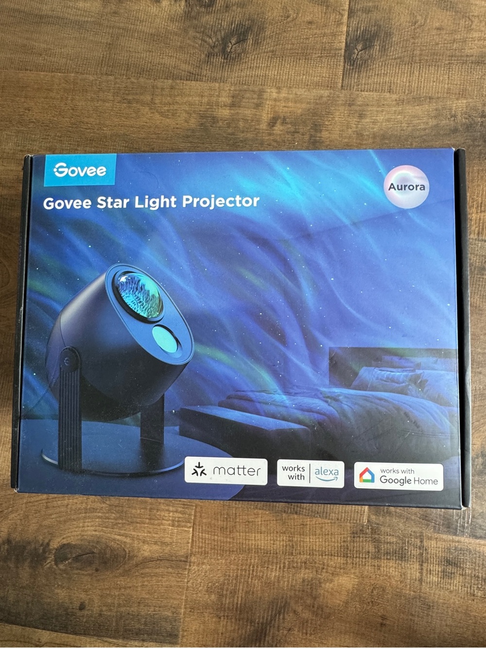 Govee Star Light Projector with 3 Aurora Flowing Effects new